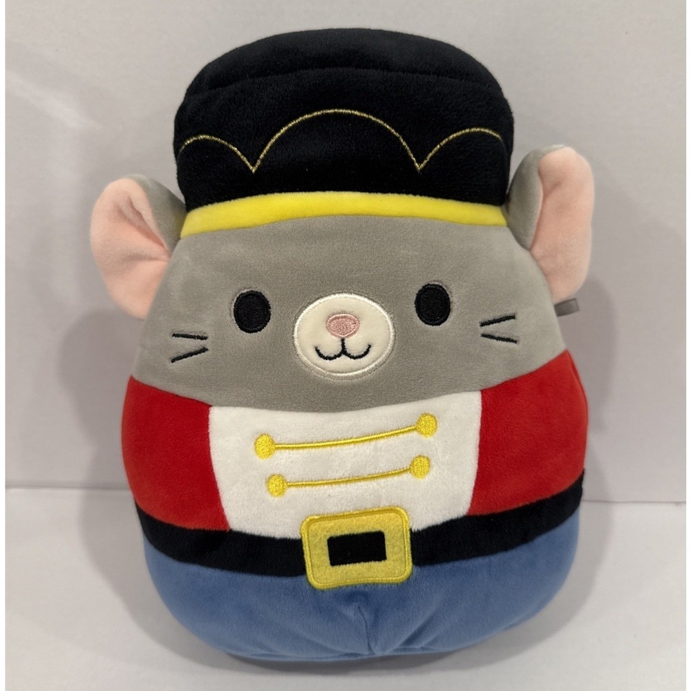 Squishmallow Kellytoy Murray the Nutcracker Mouse 8" Christmas Plush
